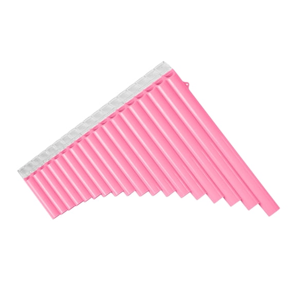 18-Pipe Pan Flute G-G3 Key Pan Pipes ABS Panpipes Chinese Traditional Woodwind Instrument with Carry Bag