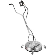 SHENGJINSH Unbranded Heavy Duty Stainless Steel 18 Inch Pressure Washer Surface Cleaner, 4000 PSI 10.5 GPM with 3 Spray Nozzles, 3/8 inch Quick Connect for Patios, Driveways and Sidewalks