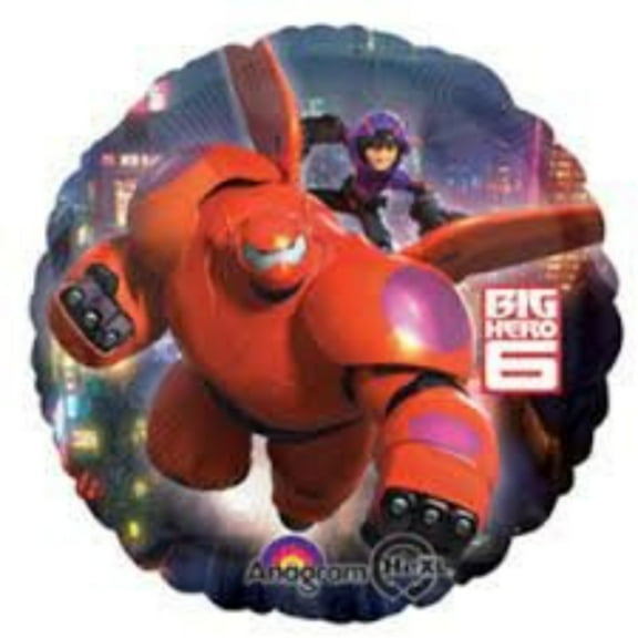 18″ BIG HERO 6 BAYMAX and Hiro Hamada Balloon • Party Supplies Decorations Foil Mylar Balloon
