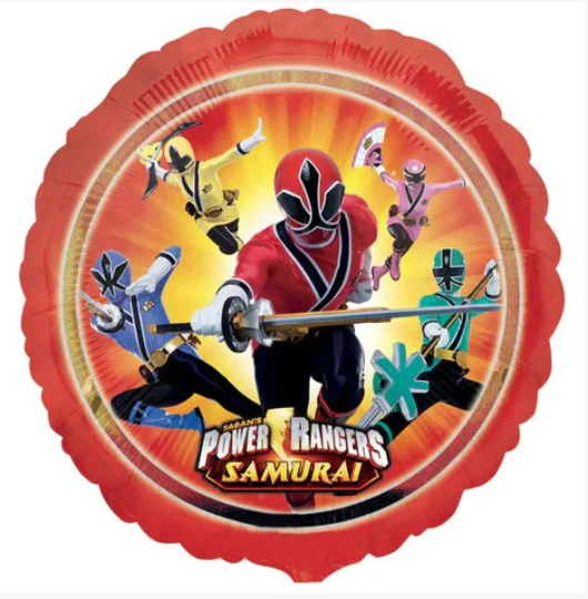 18″ Saban's POWER RANGERS SAMURAI Balloon • Party Supplies Decorations ...