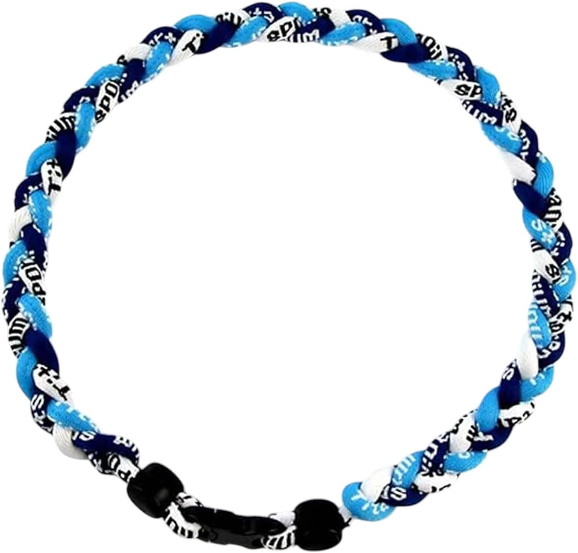 3 Braided Baseball Necklaces - Tornado Titanium Rope Necklaces For Boys & Men, Sports Team Spirit Jewelry