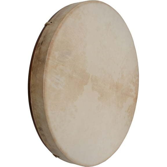 18" RED CEDAR WOOD FRAME DRUM w/ BEATER PRETUNED GOATSKIN HEAD