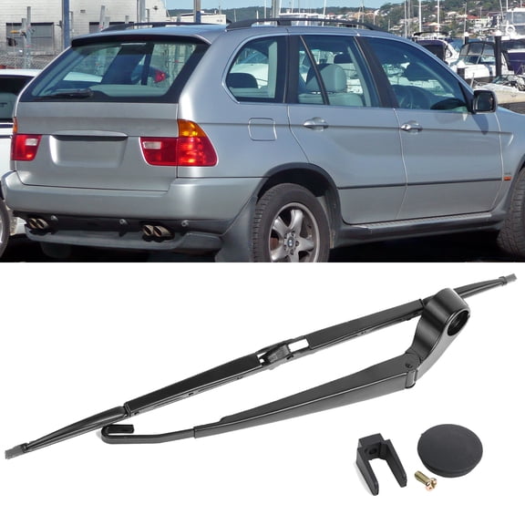 18" Rear Wiper Blade and 12.5" Rear Wiper Arm Fit for 2000-2006 BMW X5 Windshield Wipr Blade Arm set OE 61627068076