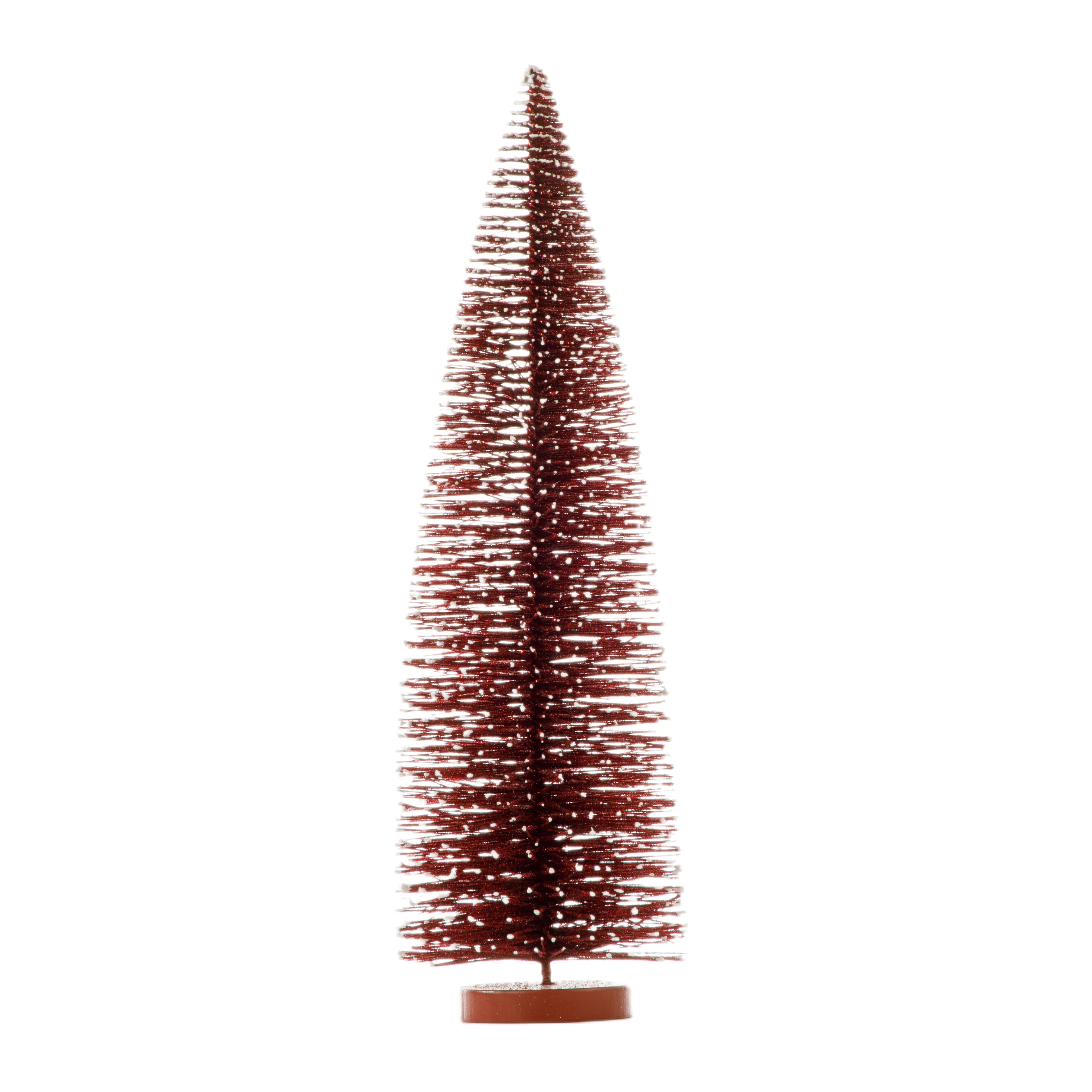 18" Red Bottle Brush Tree by Ashland - Christmas and Holiday Home Decor