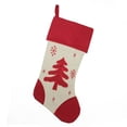 thumbnail image 1 of Northlight Embroidered Tree with Snowflakes Christmas Stocking - 18", 1 of 3
