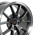 thumbnail image 1 of 18" Replica Wheel FR05 Fits Ford Mustang FR500 Rim 18x9 Gunmetal Wheel Fits select: 1994 FORD MUSTANG GT, 1995 FORD MUSTANG GT/GTS, 1 of 3