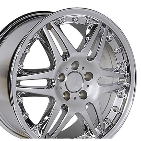 OE Wheels MB09 18 Inch Rim Fits Brabus Style 5x112 18x8.5 Chrome (1)