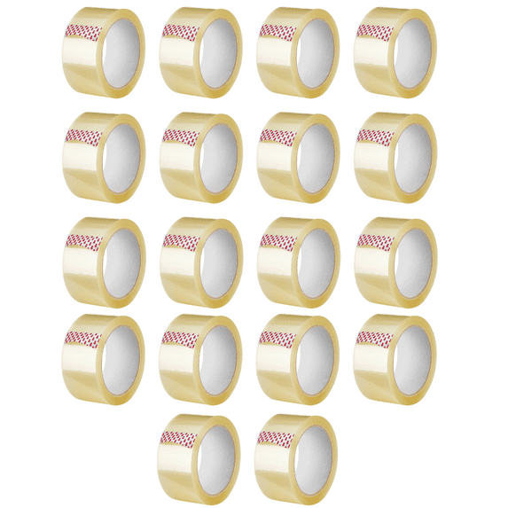 18 Rolls 2 Mil 2 inch x 110 Yards Clear Carton Sealing Packing Package Tape