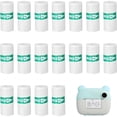 thumbnail image 1 of 18 Rolls Mini Thermal Sticker Paper, Self Adhesive Refill 57 x 25 mm, White, Compatible with Most Pocket Bluetooth Printers, 1 of 7