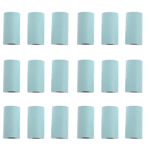 18 Rolls Printing Sticker Paper Photo Paper for Mini Pocket Photo Printer P1 P2 Bill Receipt