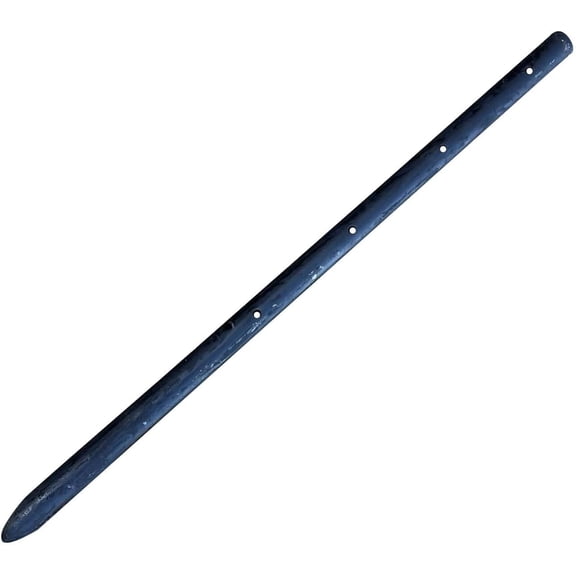 18" Round Steel Concrete Form Stakes with Nail Holes  Rust-Resistant, Removable & Reusable (5-Pack)