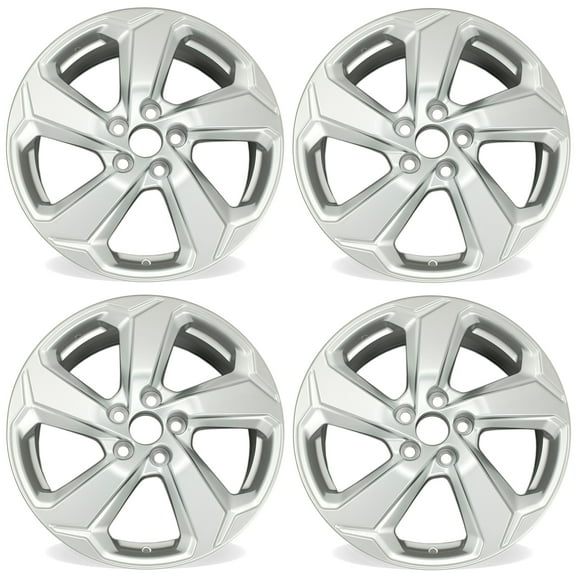 18 SET OF 4 18x7 HYPER SILVER Wheel for TOYOTA RAV4 2021 2022 OEM Design Replacement Rim