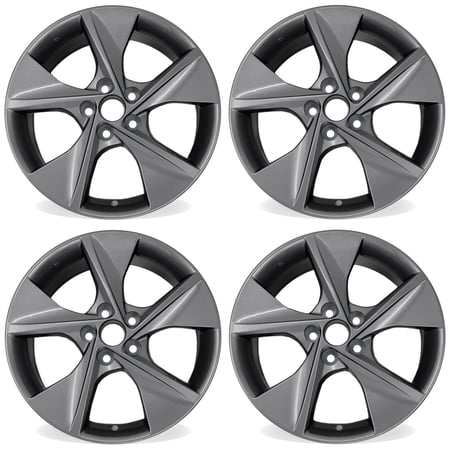 18" SET OF 4 NEW 18x7.5 Charcoal Wheels for TOYOTA CAMRY 2012-2014 OEM Design Replacement Rim