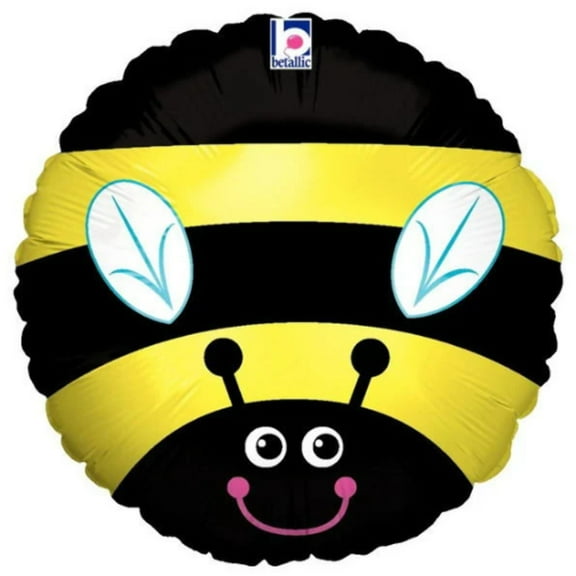 18" SMILING BEE Balloon Party Supplies Decorations Foil Mylar Balloon