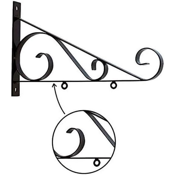 18" Scroll Bracket with "S" hooks$$Safety & Emergency