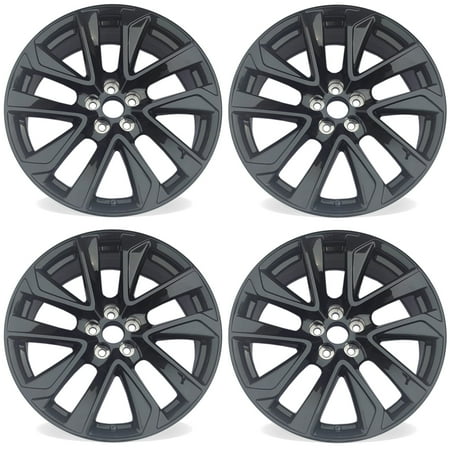 18" Set of 4 18x8 Gloss Black Alloy Wheels For Toyota Corolla 2019-2022 OEM Design Replacement Rim