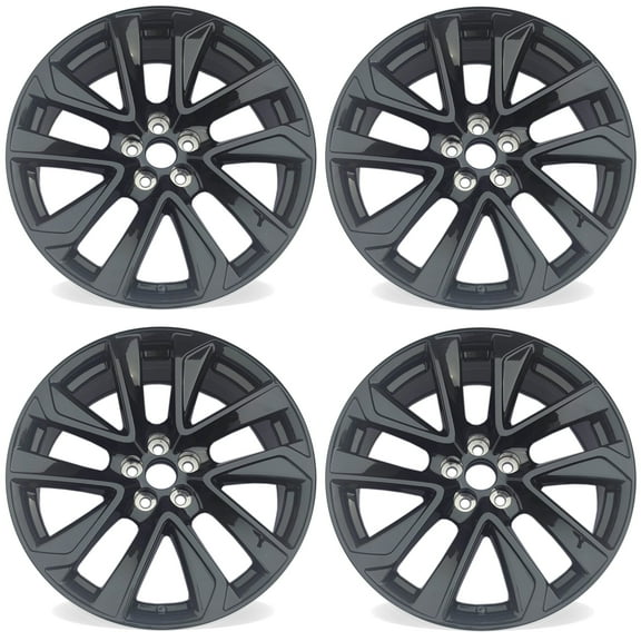 18" Set of 4 18x8 Gloss Black Alloy Wheels For Toyota Corolla 2019-2022 OEM Design Replacement Rim