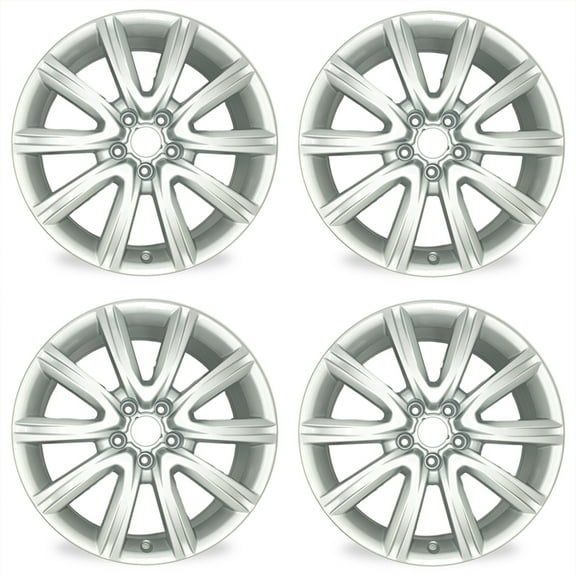 18" Set of 4 18x8 Alloy Wheels For Audi A6 2012-2018 SILVER OEM Design Replacement Rim