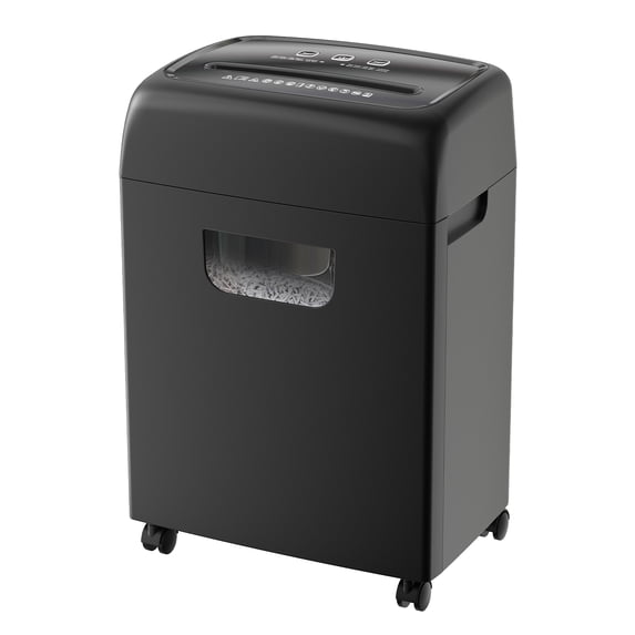 18-Sheet Cross Cut Paper Shredder for Home Office, Heavy Duty P-4 Security Shredder Machine, 13.8x9.7x20.4in Quiet Shredder for Paper Cards