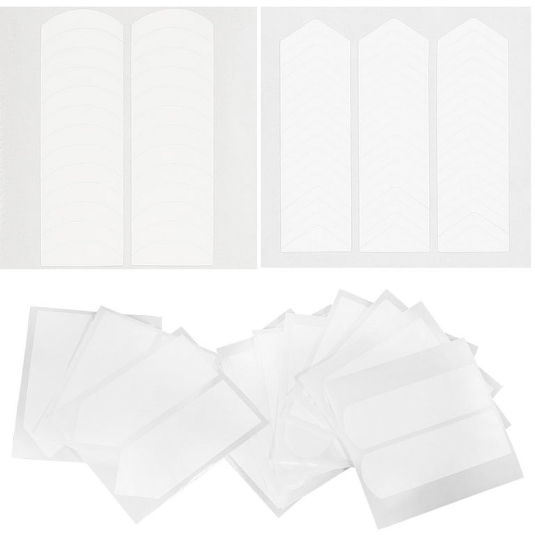 18 Sheets French Tip Guide Nail Tool Stickers for Art Pointy Stuff 