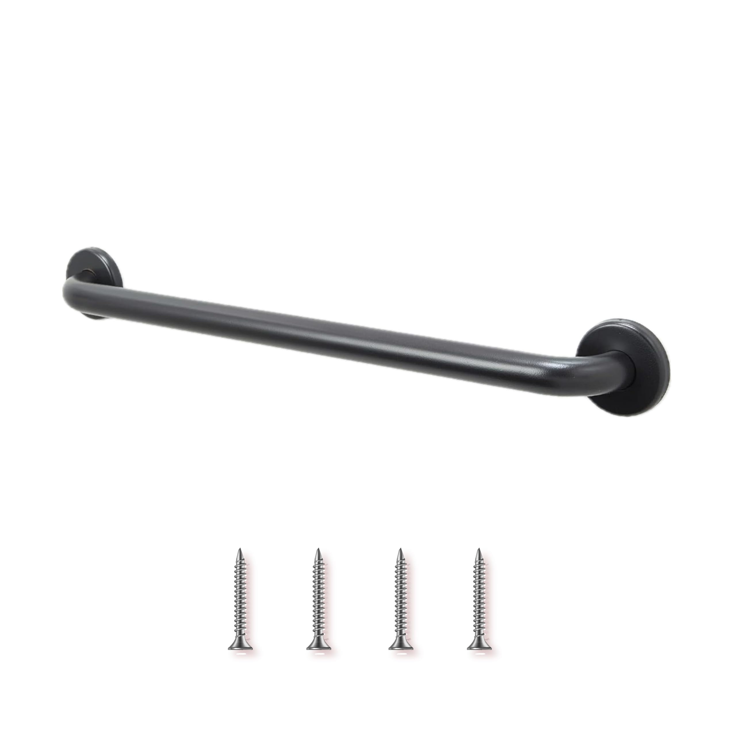 18" Matte Black Stainless Steel Bathroom Safety Grab Bar