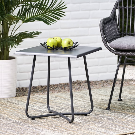 18" Side Table with Refreshing Finish / Brighten Up Your Area