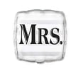 thumbnail image 1 of Bulk, Silver "Mrs." Wedding Square Foil Balloon 17.5", 1 Ct., 1 of 1