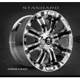thumbnail image 1 of 18" Silver With Black Inserts 94R Wheel by RBP (Rolling Big Power) 94R-1810-58-12C, 1 of 6