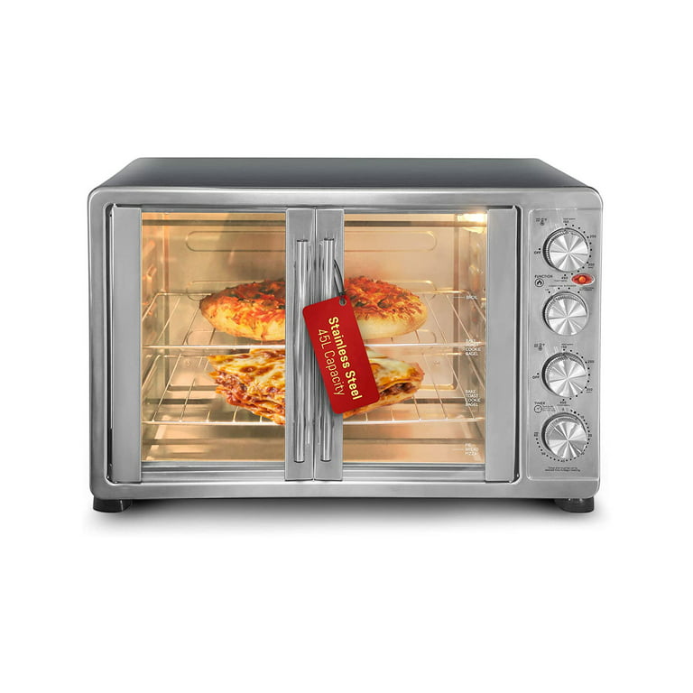 Elite 12 Slice French Door Convection Toaster Oven w/ Rotissserie