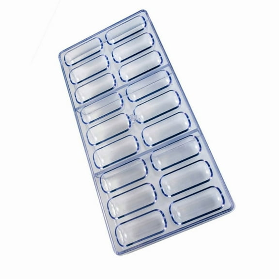 18 Slot Mold for Chocolates Jellies Food Grade Plastic Polycarbonate Candy Mould