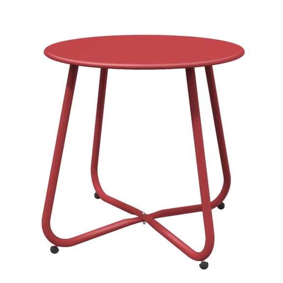 18'' Small Round Side Table with Adjustable Feet