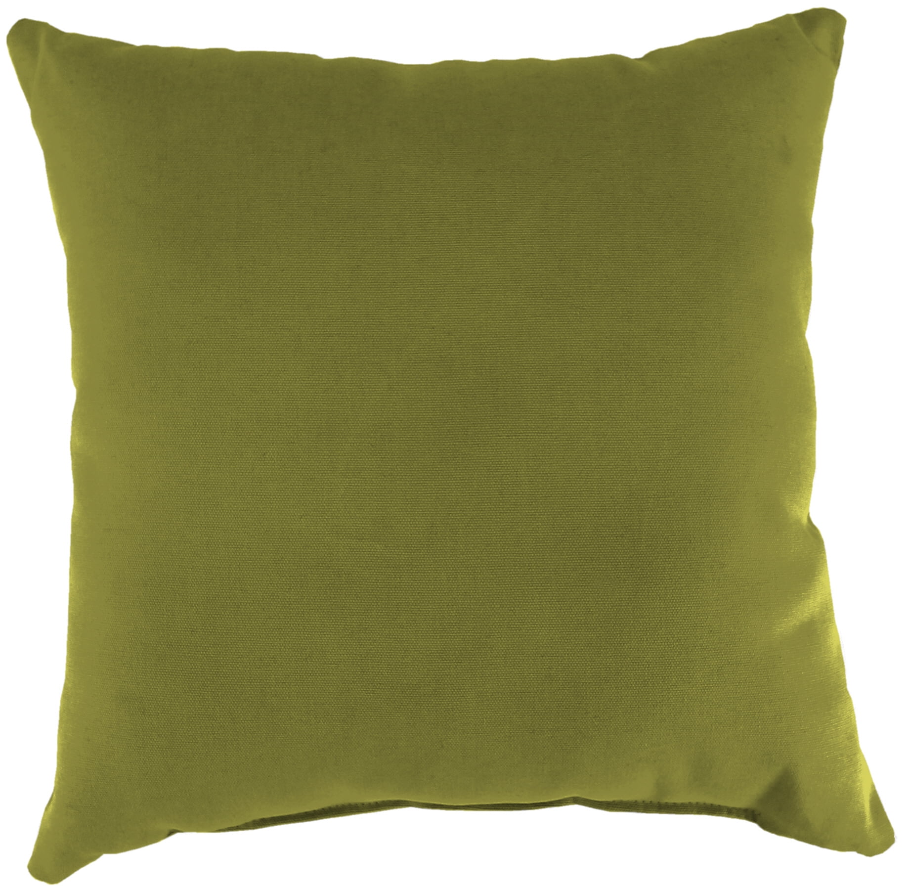 18" Solid Veranda Kiwi Outdoor Throw Pillow