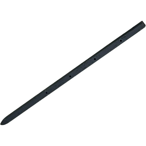 18" Square Steel Concrete Form Stakes with Nail Holes - 5/8" Wide - Rust Resistant - Removable/Reusable - Construction Grade Rebar Pins (Square Nail Stakes, 5, Count)