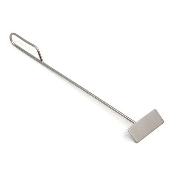 18" Stainless Steel Charcoal Ash Tool, BBQ Grill Ash Rake and Poker for Ceramic Grills and Smokers