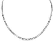 18" Stainless Steel Curb Chain Necklace 5mm