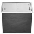 thumbnail image 1 of 18" Stainless Steel Ice Chest Cooler, 40.9 qt Commercial Ice Bin with Sliding Cover & Drain Plug, for Outdoor Kitchen, Bar, Beer, Wine – Durable & Portable, 1 of 11