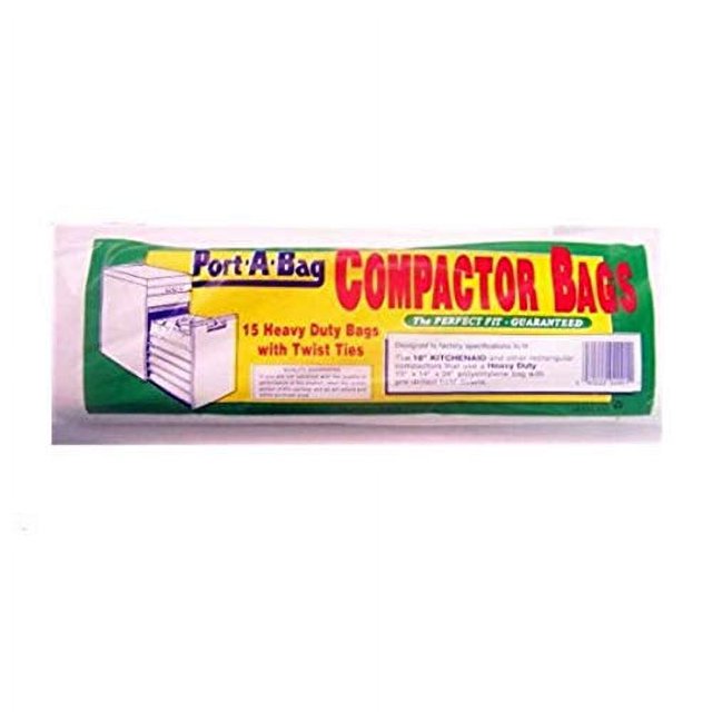 18" TRASH COMPACTOR BAGS 15Pk K12 (Original Version)