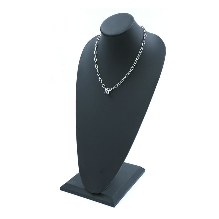 Leather jewelry display on sale
