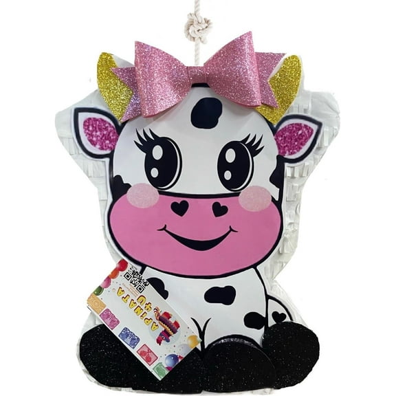 A Pinata 4 U 18” Farm Animal Easy Set Up Cow Pinata