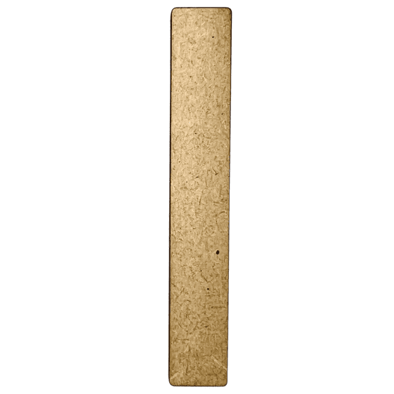 18" Tall MDF Letter I | 1/8" Thick | Krafty Supply Letters | Arial | Wooden Letter