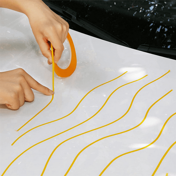 18 Tape 1/16,7/10,1/8,1/4,1/2,3/4 Inch x 55Yard, Fineline Masking Tape, Painters Automotive Masking Tape