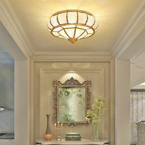 18" Tiffany Modern Ceiling Light Glass Lamp Fixture Celing Chandeliers