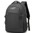 thumbnail image 1 of 18" Travel Backpack, Business Anti Theft Slim Durable Laptop Backpack with USB Charging Port, Water Resistant Bookbag, Backpack for Men & Women Fits 16.5 Inch Notebook, Dark Gray, 1 of 8