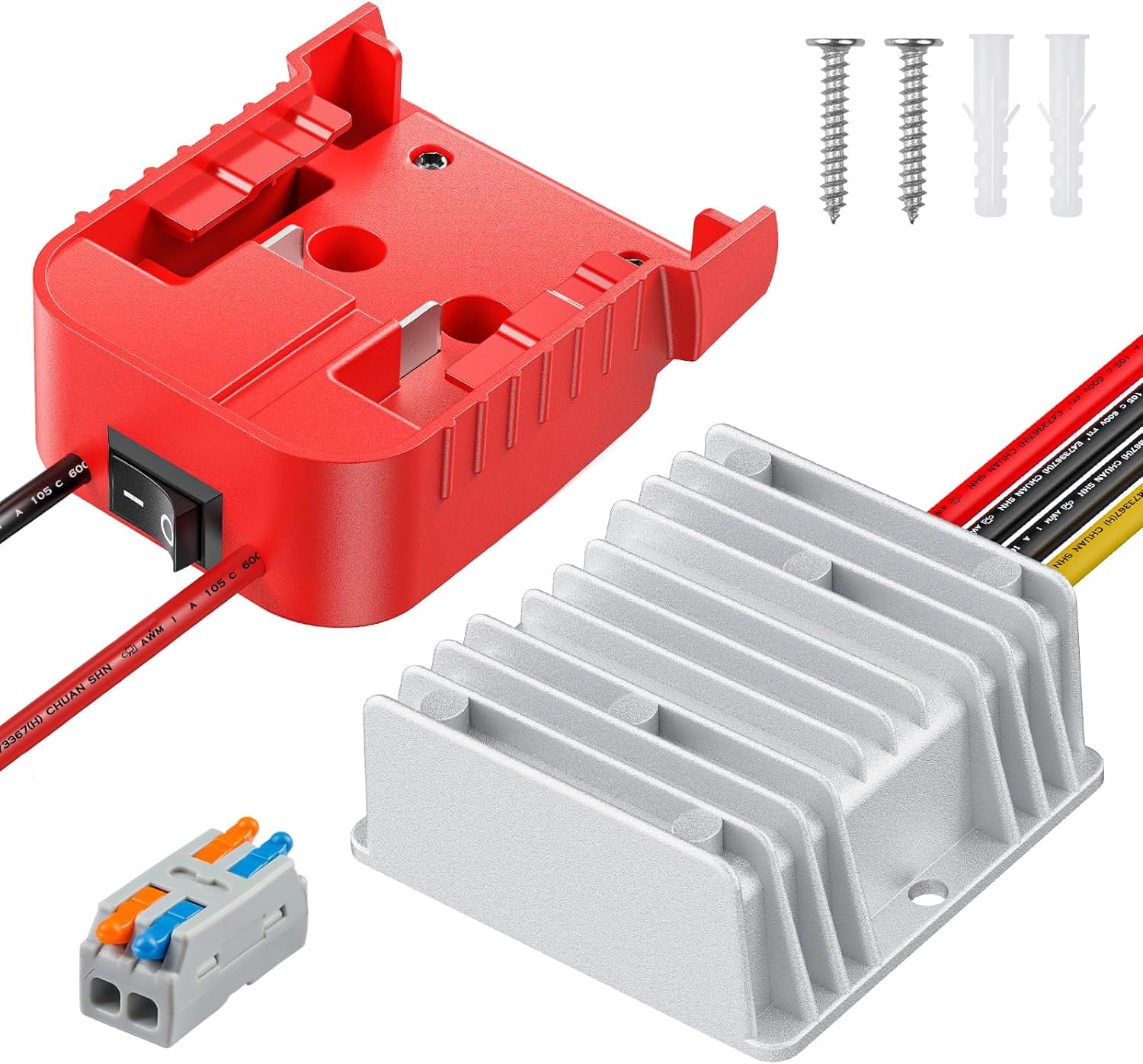 Adattatore DC 18 V a 12 V Step Down Converter per batteria Ma-Kita 18 V