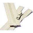 thumbnail image 1 of 18" Vislon Jacket Zipper, YKK #5 Molded Plastic Separating - Medium Weight By Each (Lite Beige - 572), 1 of 1