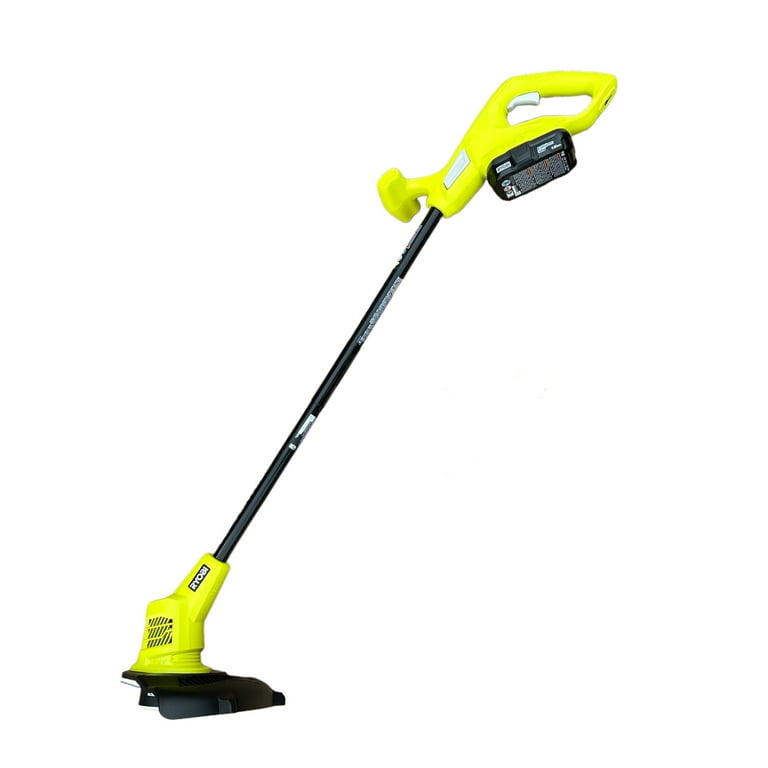 RYOBI 18V ONE+ Lithium-Ion Cordless Trimmer/Edger, Battery