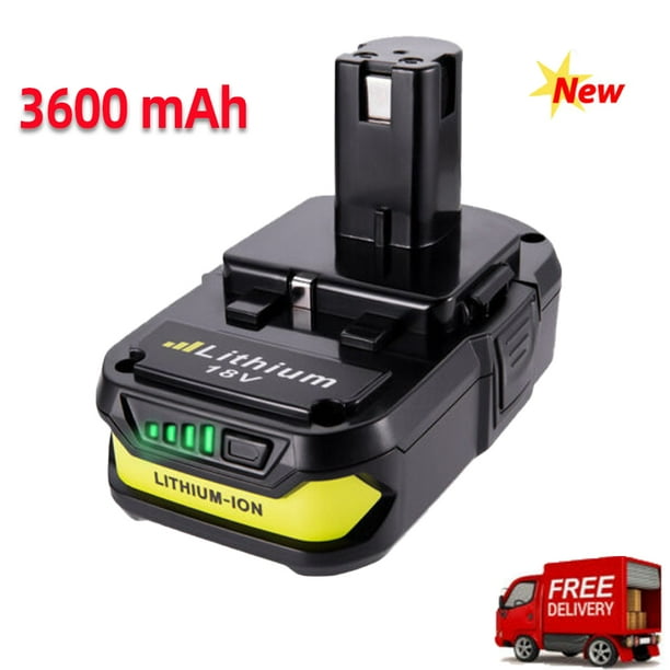 18 Volt P102 Lithium Ion Battery replacement For Ryobi 18V P108 P107 P103 Walmart Business Supplies