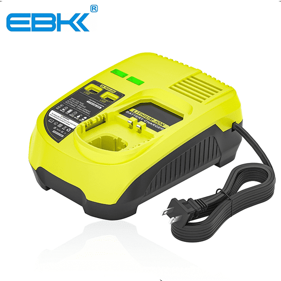 18-Volt Rapid Charger Replacement for P117 Ryobi 12V-18V Battery One  Lithium-Ion/NiCad/NiMh Battery P102 P108 P189 P197 P103 P105 P107 P190 P191 PBP002 PBP005【with 2 USB Port】