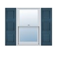 thumbnail image 1 of 18"W X 86"H Lifetime Vinyl, Custom Three Equal Panel, Raised Panel Shutters, W/Shutter-Loks (Per Pair), Classic Blue, 1 of 17