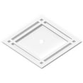 thumbnail image 1 of 18"W x 12"H x 1"ID x 6 1/4"C x 1"P Diamond Architectural Grade PVC Contemporary Ceiling Medallion, 1 of 4